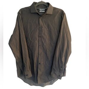 Calvin Klein Slim Fit Dress Shirt Size 16 32/33 – Performance Non-Iron – EUC